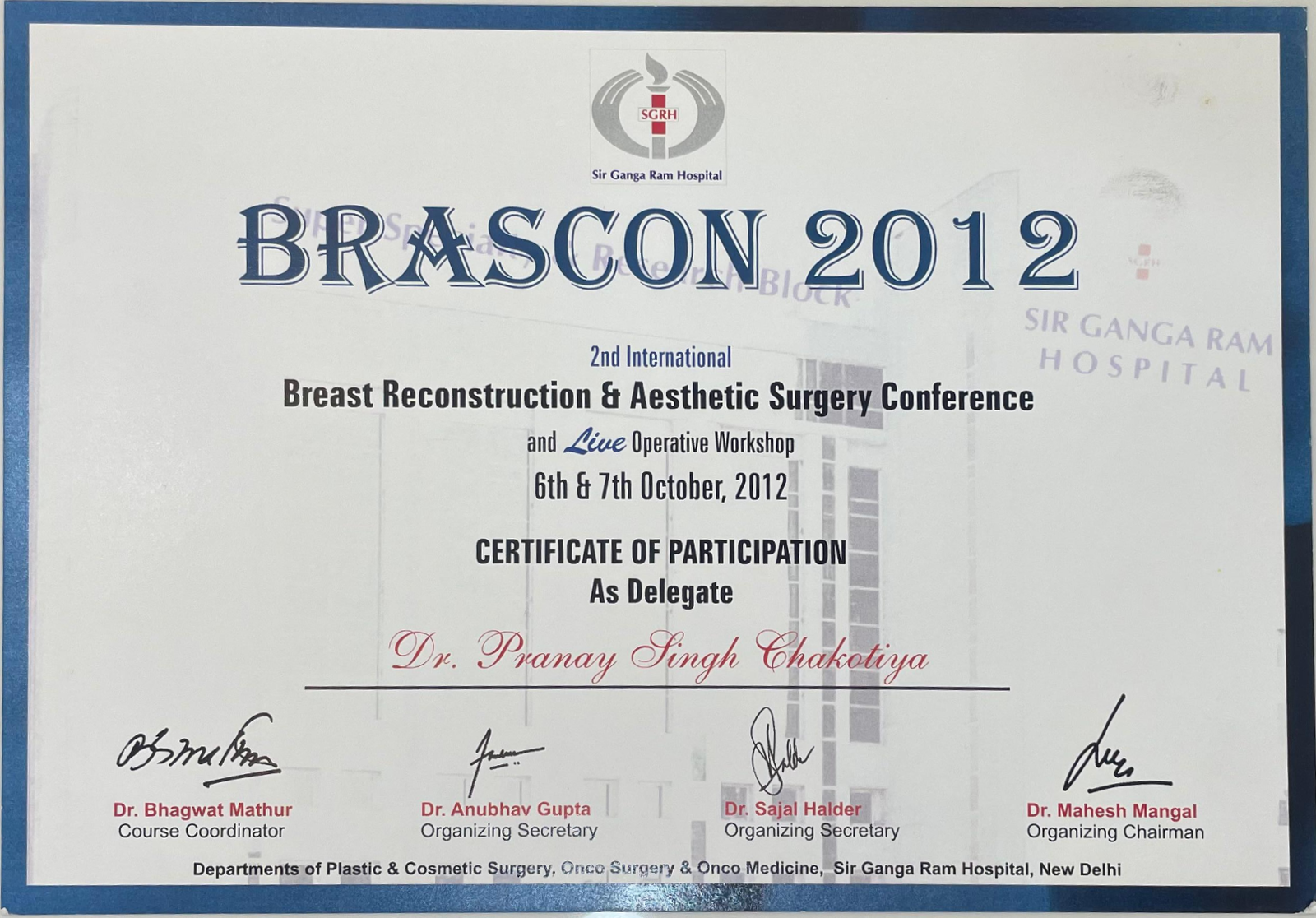 Breast Reconstruction & Aesthetic Surgery